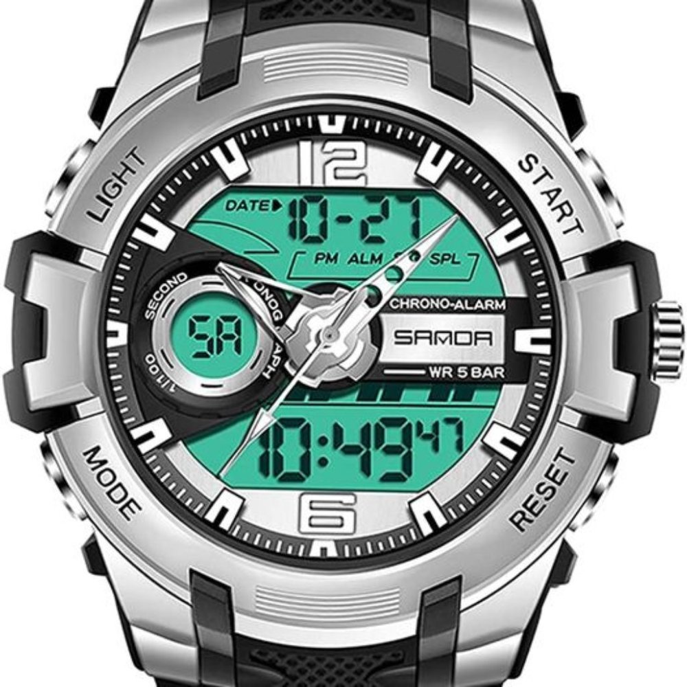 Military Men's Watches 50M Waterproof Multifunction Stopwatch luminous Alarm